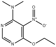 4-Pyrimidinamine,6-ethoxy-N,N-dimethyl-5-nitro-(9CI) 结构式