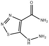 1,2,3-Thiadiazole-4-carboxamide,5-hydrazino-(9CI) Structure