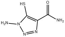 1H-1,2,3-Triazole-4-carboxamide,1-amino-5-mercapto-(9CI) Structure