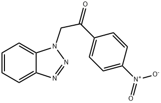 2-(1H-1,2,3-benzotriazol-1-yl)-1-{4-nitrophenyl}ethanone Structure