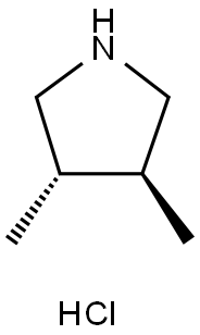TRANS-3，4-DIMETHYLPYRROLIDINE HYDROCHLORIDE Struktur