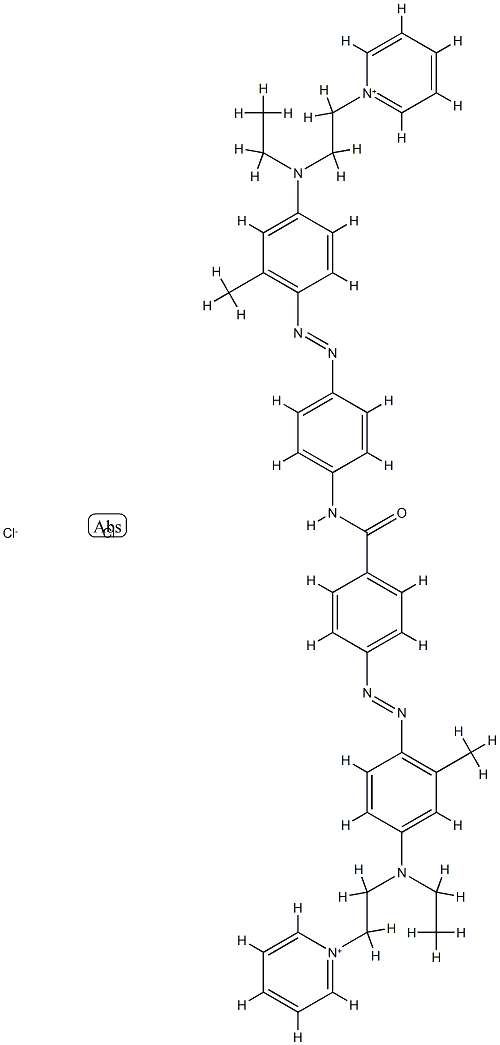 163831-67-2 Pyridinium, 1-2-ethyl4-4-4-4-ethyl(2-pyridinioethyl)amino-2-methylphenylazobenzoylaminophenylazo-3-methylphenylaminoethyl-, dichloride