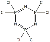 Phosphorusnitriledichloridetrimer,16422-79-0,结构式