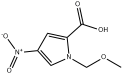 1H-Pyrrole-2-carboxylicacid,1-(methoxymethyl)-4-nitro-(9CI),164262-48-0,结构式