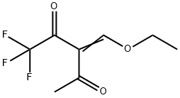 3-(乙氧基亚甲基)-1,1,1-三氟-2,4-戊二酮,164342-38-5,结构式