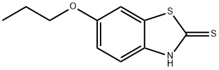 2(3H)-Benzothiazolethione,6-propoxy-(9CI) Structure