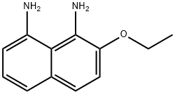 1,8-Naphthalenediamine,2-ethoxy-(9CI) 结构式