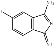 1H-Isoindol-3-amine,5-fluoro-1-imino-(9CI) Struktur