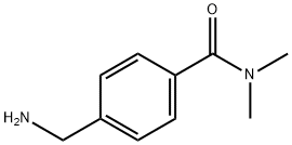 4-(アミノメチル)-N,N-ジメチルベンズアミド HYDROCHLORIDE 化学構造式