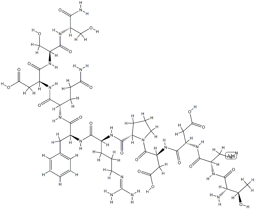 CHORIONIC GONADOTROPIN B-SUBUNIT FRAGMEN T 109-119 AMIDE Structure