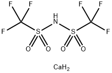 ビス(トリフルオロメタンスルホニル)イミドカルシウム(II) 化学構造式