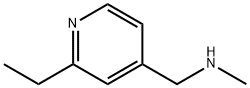 4-Pyridinemethanamine,2-ethyl-N-methyl-(9CI) 化学構造式