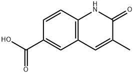 6-Quinolinecarboxylicacid,1,2-dihydro-3-methyl-2-oxo-(9CI),165592-44-9,结构式