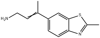 2-Buten-1-amine,3-(2-methyl-6-benzothiazolyl)-(9CI),165736-98-1,结构式