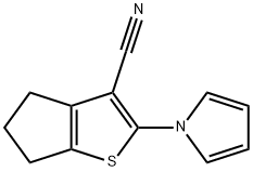 165820-24-6 4H-Cyclopenta[b]thiophene-3-carbonitrile,5,6-dihydro-2-(1H-pyrrol-1-yl)-(9CI)