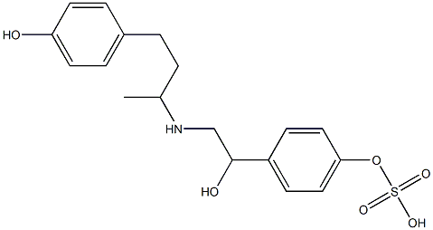 RACTOPAMINE-10'-SULFATE(MIXTUREOFDIASTEREOMERS),165897-63-2,结构式