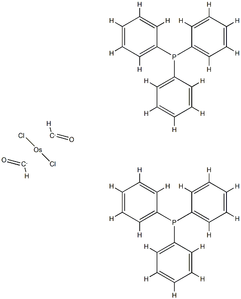 dicarbonyldichlorobis(triphenylphosphine)osmium 结构式