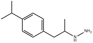 1-(p-Isopropyl-α-methylphenethyl)hydrazine Struktur