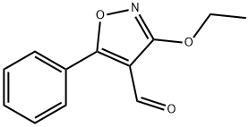 4-Isoxazolecarboxaldehyde,3-ethoxy-5-phenyl-(9CI) Struktur