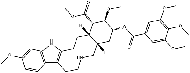 (20α)-18β-(3,4,5-Trimethoxybenzoyloxy)-11,17α-dimethoxy-3,4-secoyohimban-16β-carboxylic acid methyl ester Structure