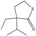 2(3H)-Thiophenone,3-ethyldihydro-3-(1-methylethyl)-(9CI) Struktur