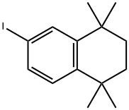 6-iodo-1,1,4,4-tetramethyl-1,2,3,4-tetrahydronaphthalene(WX142284) 结构式