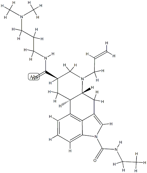 卡麦角林 EP杂质 B, 166533-36-4, 结构式