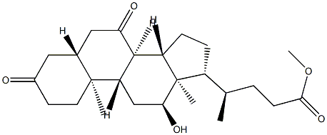 12α-Hydroxy-3,7-dioxo-5α-cholan-24-oic acid methyl ester|