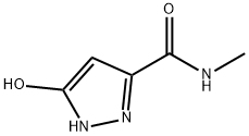 1H-Pyrazole-3-carboxamide,5-hydroxy-N-methyl-(9CI) Struktur