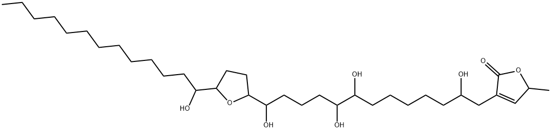 刺果番荔枝素A,167172-78-3,结构式