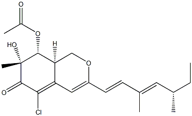 isochromophilone IV 化学構造式