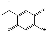 2,5-Cyclohexadiene-1,4-dione,2-hydroxy-5-(1-methylethyl)-(9CI) Structure