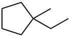 11 -Methyl-1 -ethylcyclopentane 结构式