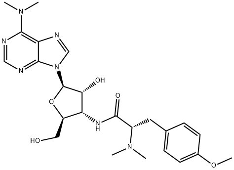 3'-[[(S)-2-(Dimethylamino)-3-(p-methoxyphenyl)propionyl]amino]-3'-deoxy-N,N-dimethyladenosine|