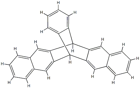 6,13-Dihydro-6,13-[1,2]benzenopentacene Struktur