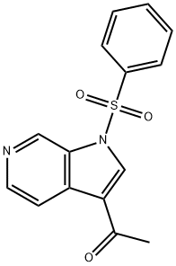 1-(1-(phenylsulfonyl)-1H-pyrrolo[2,3-c]pyridin-3-yl)ethanone(WXC04763) 化学構造式