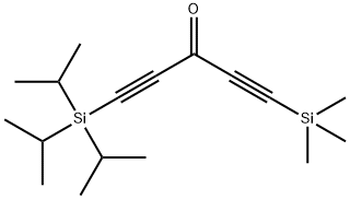 1-(triisopropylsilyl)-5-(triMethylsilyl)-1,4-dipentayne-3-one Structure