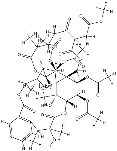 18-O-(3-糠酰)雷公藤春碱,168009-85-6,结构式