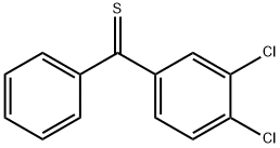 (3,4-dichlorophenyl)(phenyl)methanethione Structure
