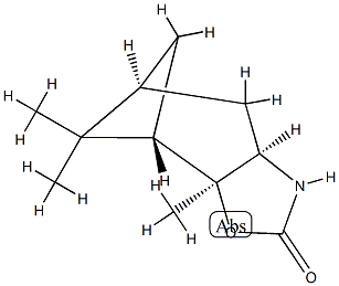5,7-Methanobenzoxazol-2(3H)-one,hexahydro-6,6,7a-trimethyl-,[3aR-,168286-08-6,结构式