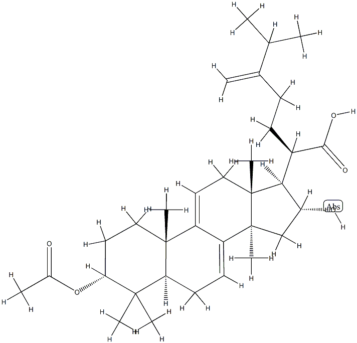 3-Epidehydropachymic acid Struktur