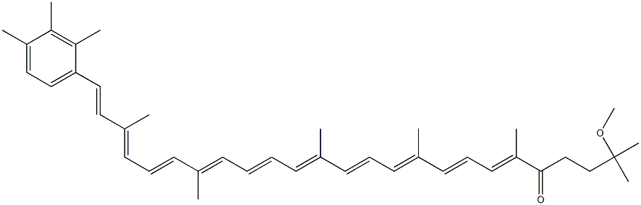1',2'-Dihydro-1'-methoxy-χ,ψ-caroten-4'-one Structure