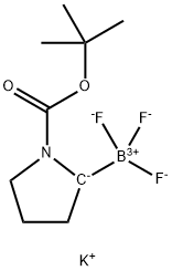 Potassium 1-N-Boc-pyrrolidin-2-yltrifluoroborate,1684443-00-2,结构式