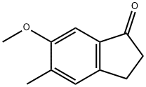 6-Methoxy-5-methyl-indan-1-one Structure