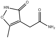 4-Isoxazoleacetamide,3-hydroxy-5-methyl-(8CI) Struktur
