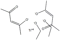 diethoxybis(pentane-2,4-dionato-O,O')titanium 结构式