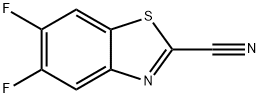 2-Benzothiazolecarbonitrile,5,6-difluoro-(9CI) 化学構造式