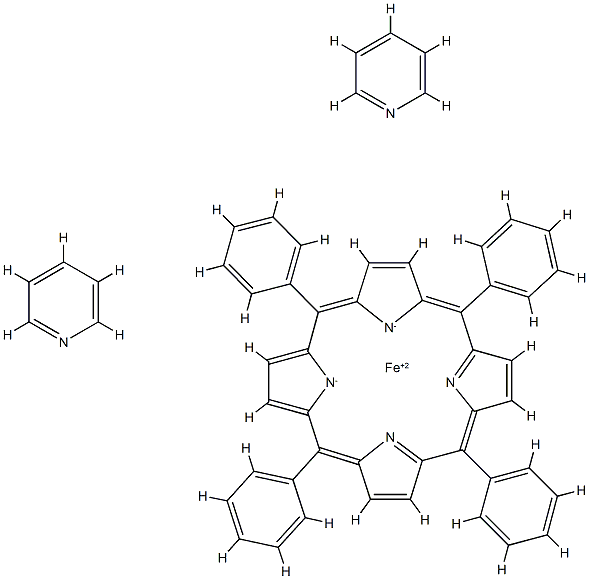 bis(pyridine)(tetraphenylporphinato)iron(II)|