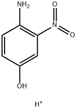 Phenol,  4-amino-3-nitro-,  conjugate  monoacid  (8CI) 化学構造式
