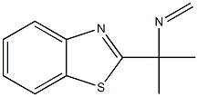 2-Benzothiazolemethanamine,alpha,alpha-dimethyl-N-methylene-(9CI) 结构式